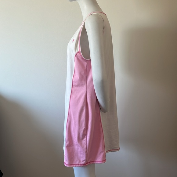 Vintage 1990s Lilly Pulitzer White Pink Tennis Dress - Picture 4 of 11